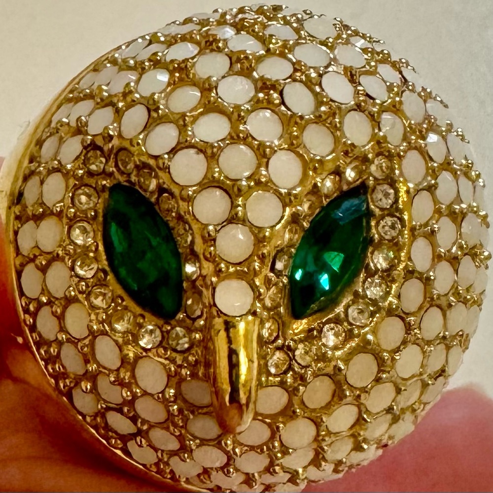 Owl statement ring